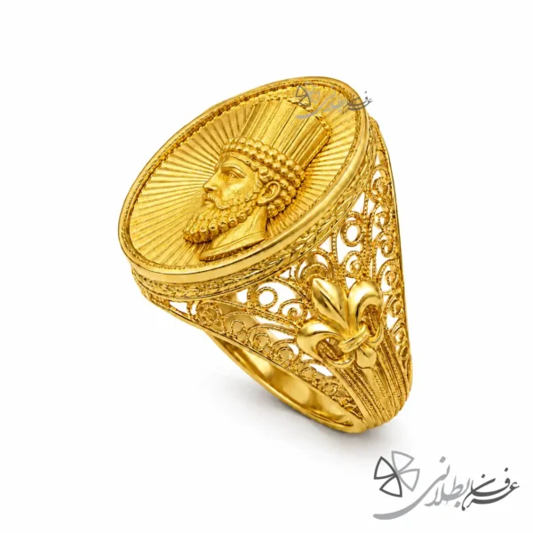 انگشتر مردانه اماراتی مهرشاه
